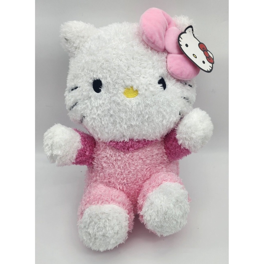 Hello Kitty Soft Fuzzy Pink 16" Plushie Hobby Lobby‎ Exclusive 2023